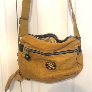 Kipling Cross Body Mustard Bag